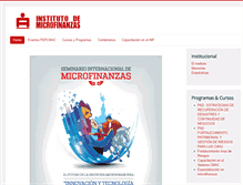 Tablet Screenshot of icm.fpcmac.org.pe